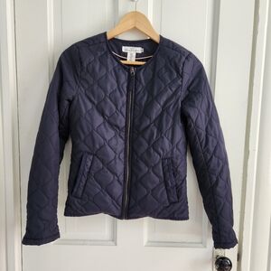 L.O.G.G by H&M Quilted Navy/ Dark Blue Jacket Sz 4 EUC